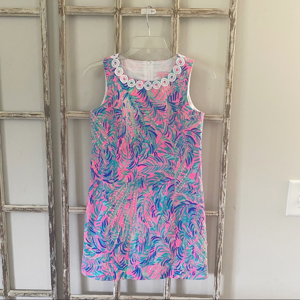 Lilly Pulitzer Mini Mila Girls Shift Dress Size 12